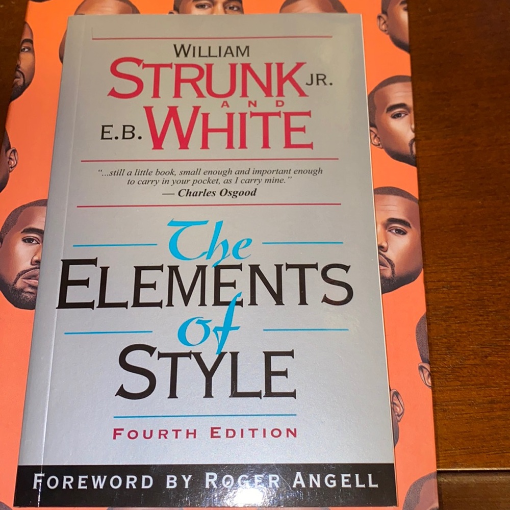 🦋 The elements of style fourth edition